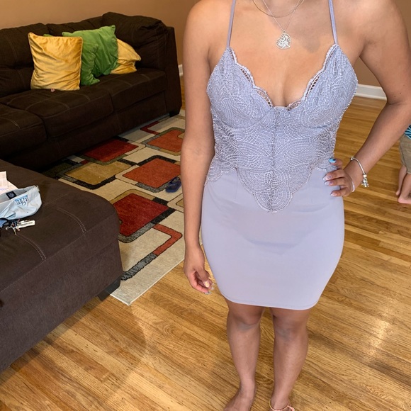 Light grey/ Silver Dress - Picture 1 of 5